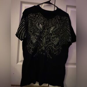 Affliction Black Graphic Tee